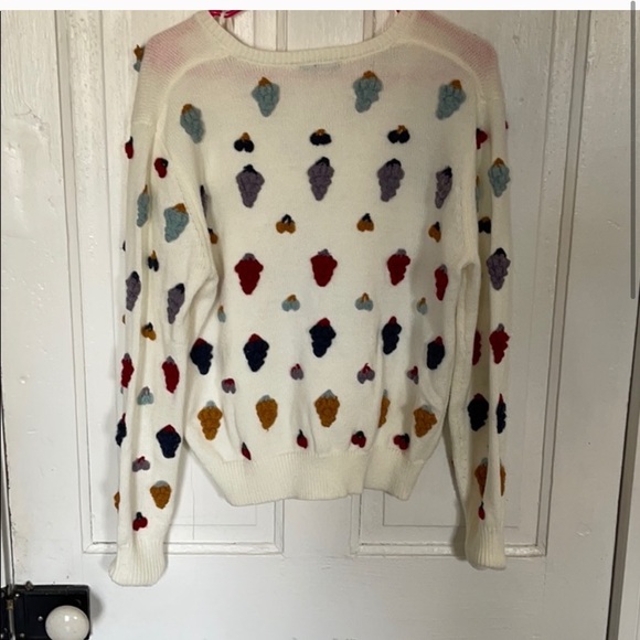 Zara Fruit Embroidered Sweater - Picture 5 of 5